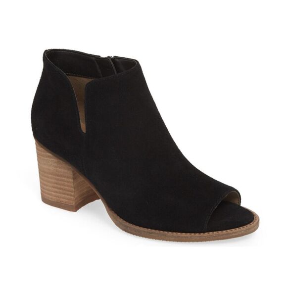 Blondo Nappa Waterproof Open Toe Bootie - Picture 1 of 8